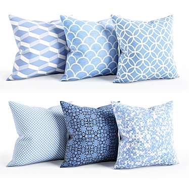 Serenity Pillow Set - Tranquil Comfort 3D model image 1 