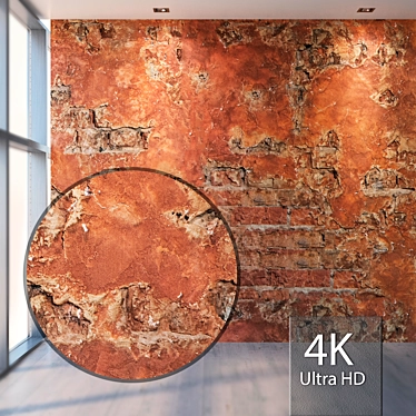 Title: Seamless 4K Plaster Texture Set 3D model image 1 