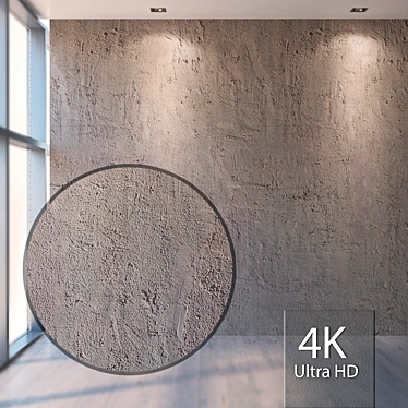 Seamless Plaster Texture Pack 3D model image 1 