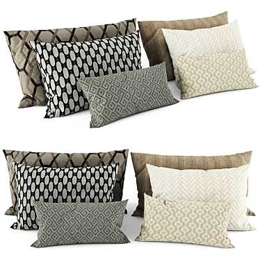 Elegant Cushion: Transform Your Space 3D model image 1 