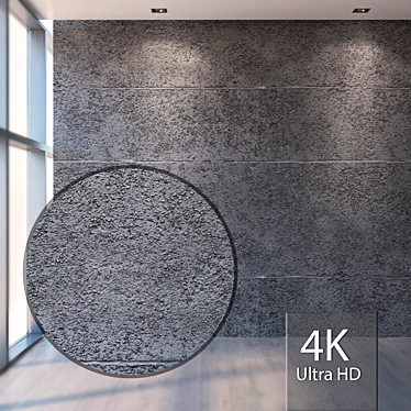 Seamless 4K Concrete Texture 3D model image 1 