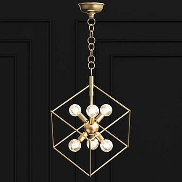 Elegant Roundout Pendant - Hudson Valley Lighting 3D model image 1 