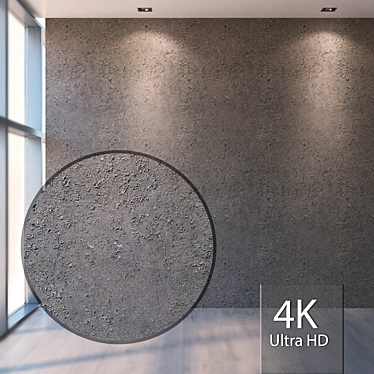 Seamless Plaster Texture 4K 3D model image 1 