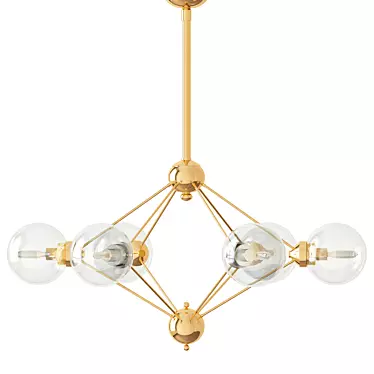 Elegant Illumination: Bonn Chandelier 3D model image 1 