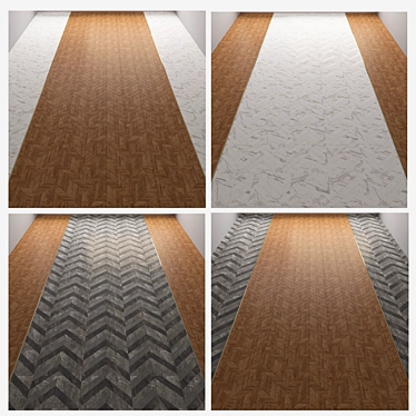 Marble & Wood Floor Collection 3D model image 1 