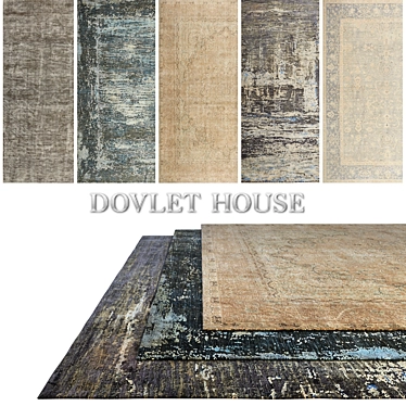 DOVLET HOUSE 5-Piece Carpet Collection 3D model image 1 