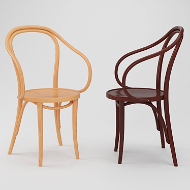 Elegant Vienna Chair: 2013 Version 3D model image 1 