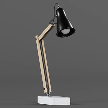 Elegant Desk Lamp 3D model image 1 