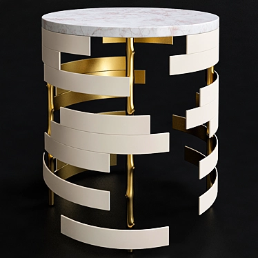 Elegant KOREA Side Table 3D model image 1 