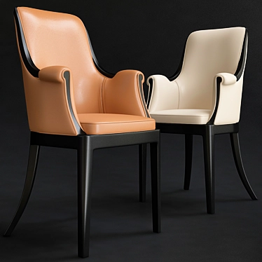 Exquisite Italian President Chair 3D model image 1 
