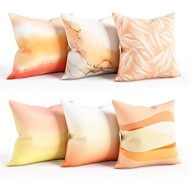 Cozy Cushion Collection 3D model image 1 