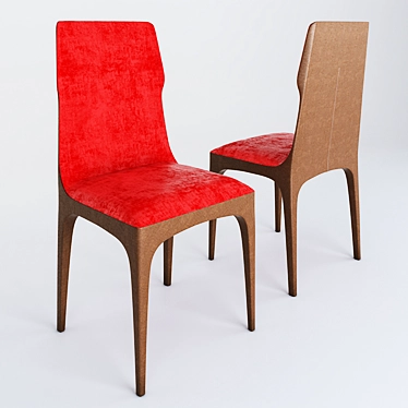 Classic Elegance Dining Chair 3D model image 1 