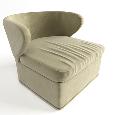 Italian Made Armchair 3D model image 1 