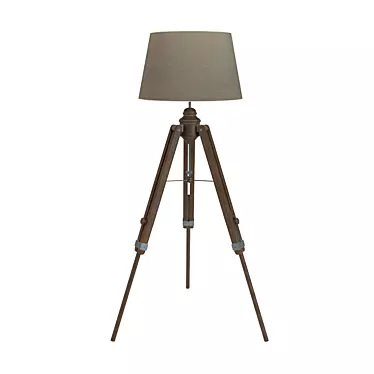 Sleek Floor Lamp: Augustin LEROY MERLIN 3D model image 1 