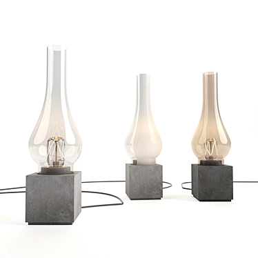 KARMAN Amarcord Glass Lamps 3D model image 1 