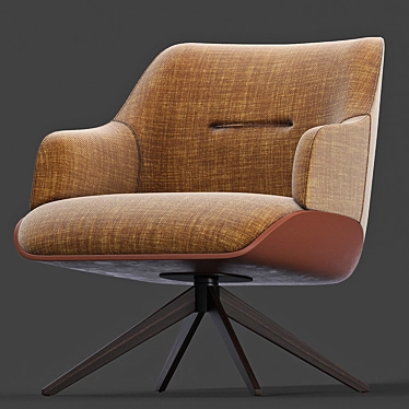 Elegant Molteni&C Kensington Armchair 3D model image 1 