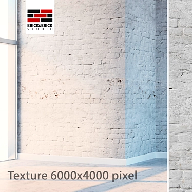 Seamless Brick Texture Set 3D model image 1 