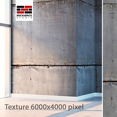 Seamless Metal Texture: High Detail 236 3D model image 1 