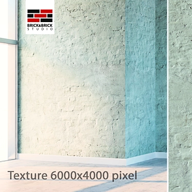 Seamless High-Detail Stucco Texture 3D model image 1 