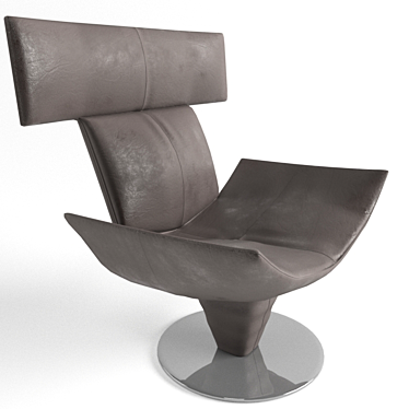 Italian-made Luxury Armchair 3D model image 1 