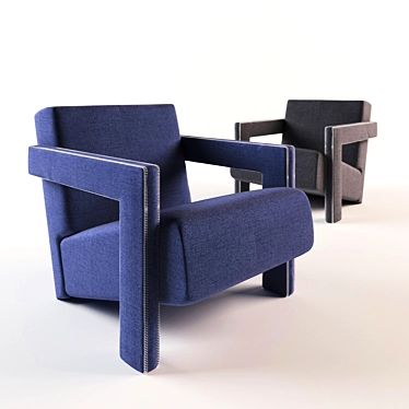 Modern Utrecht Armchair: Stylish, Comfortable, Versatile 3D model image 1 