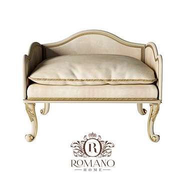 Luxury Pet Bed: Romano Home 3D model image 1 