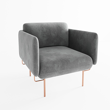 Cosy Comfort Armchair 3D model image 1 