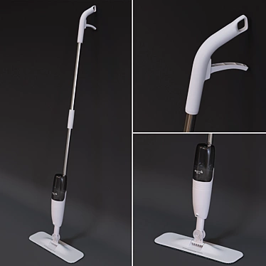 Xiaomi Deerma Water Spray Mop: Efficient Cleaning Solution 3D model image 1 