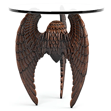 Title: Elegant Noir Gabriel Side Table 3D model image 1 