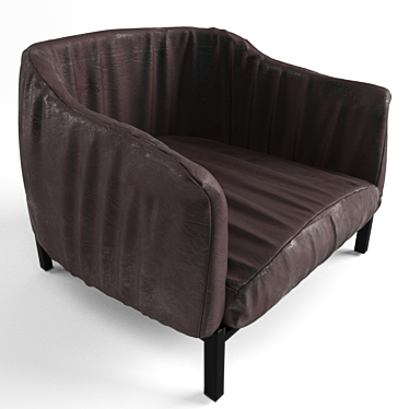 Italian-Made Armchair 3D model image 1 