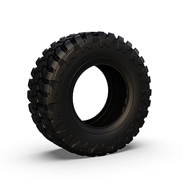 Durable Terrain Tire 3D model image 1 