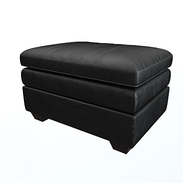 Gleason Ottoman: Stylish and Compact 3D model image 1 