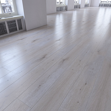 Title: Versatile Woodgrain Laminate Flooring 3D model image 1 