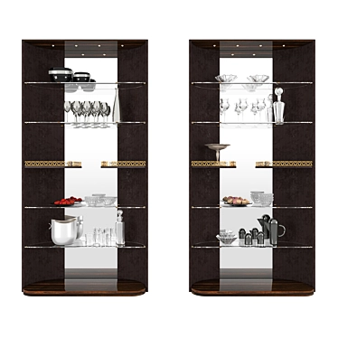 Luxury Hennesy Buffet: Longhi's Royal Elegance 3D model image 1 