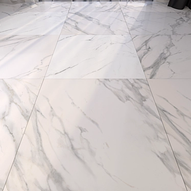 Elegant Marble Floor Tiles 3D model image 1 