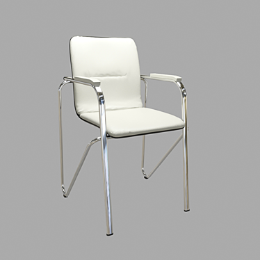 Modern Leather Chair 3D model image 1 