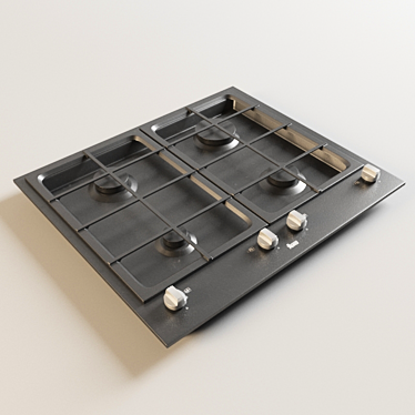 TEKA EW 60 4G Black Gas Hob 3D model image 1 