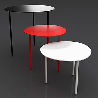 Joyful Rabbit Tortoise Tables 3D model image 1 