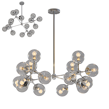 Freya Richard Pendant Light 3D model image 1 