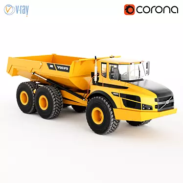 VolvoA40G Articulated Dump Truck 3D model image 1 