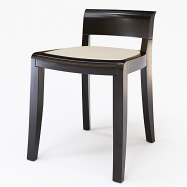 Elegant Eloise Chair: A Timeless Masterpiece 3D model image 1 