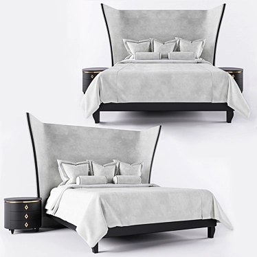 Echo Bed: Stylish Dorya Y.3000180 3D model image 1 