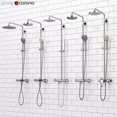 GROHE Euphoria Shower System 3D model image 1 