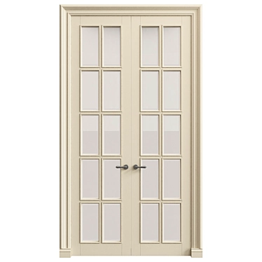 Elegant Classic Interior Doors 3D model image 1 