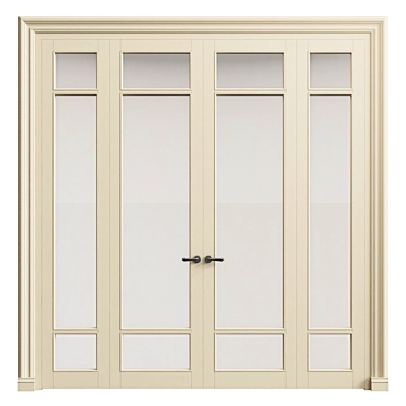 Elegance Within: Classic Interior Door 3D model image 1 