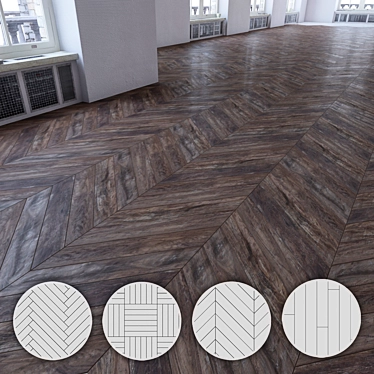 Versatile Laminate Flooring Kit 3D model image 1 