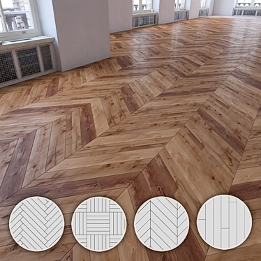 Versatile Laminate Flooring Kit 3D model image 1 