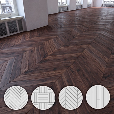 Versatile Laminate Flooring Kit 3D model image 1 