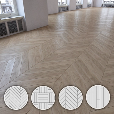 Versatile Laminate Flooring Kit 3D model image 1 