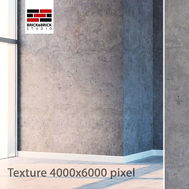 Seamless High Detail Stucco Texture 3D model image 1 